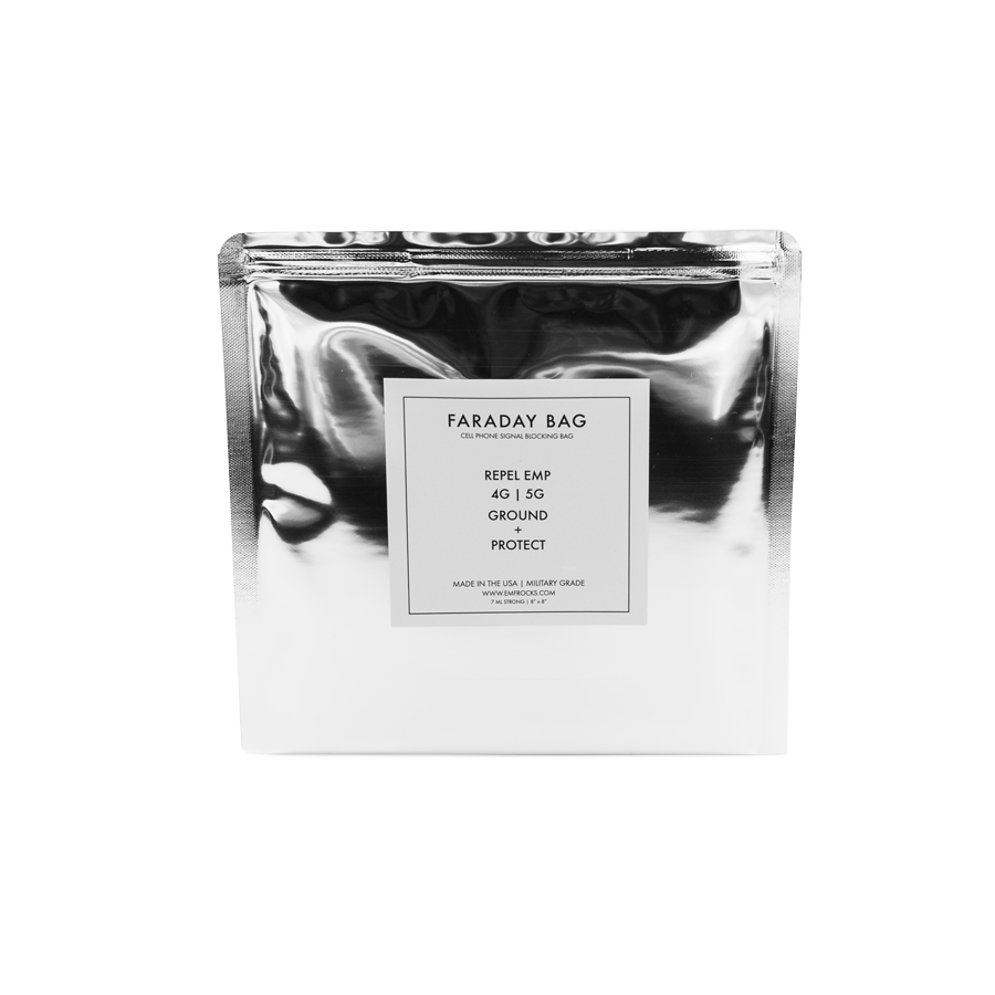 This is an 8x8 military grade Faraday Bag. Put your phone in it to protect you from your phone. It also protect your phone from any electromagnetic pulse or information getting stolen. It the highest quality faraday bag on the market.   If you need to sleep with your phone on, put it in the Faraday Bag without sealing it. It will quiet the invisible polarized waves to allow you to sleep better. The phone will still ring with it inside and your alarm will still go off and be heard.