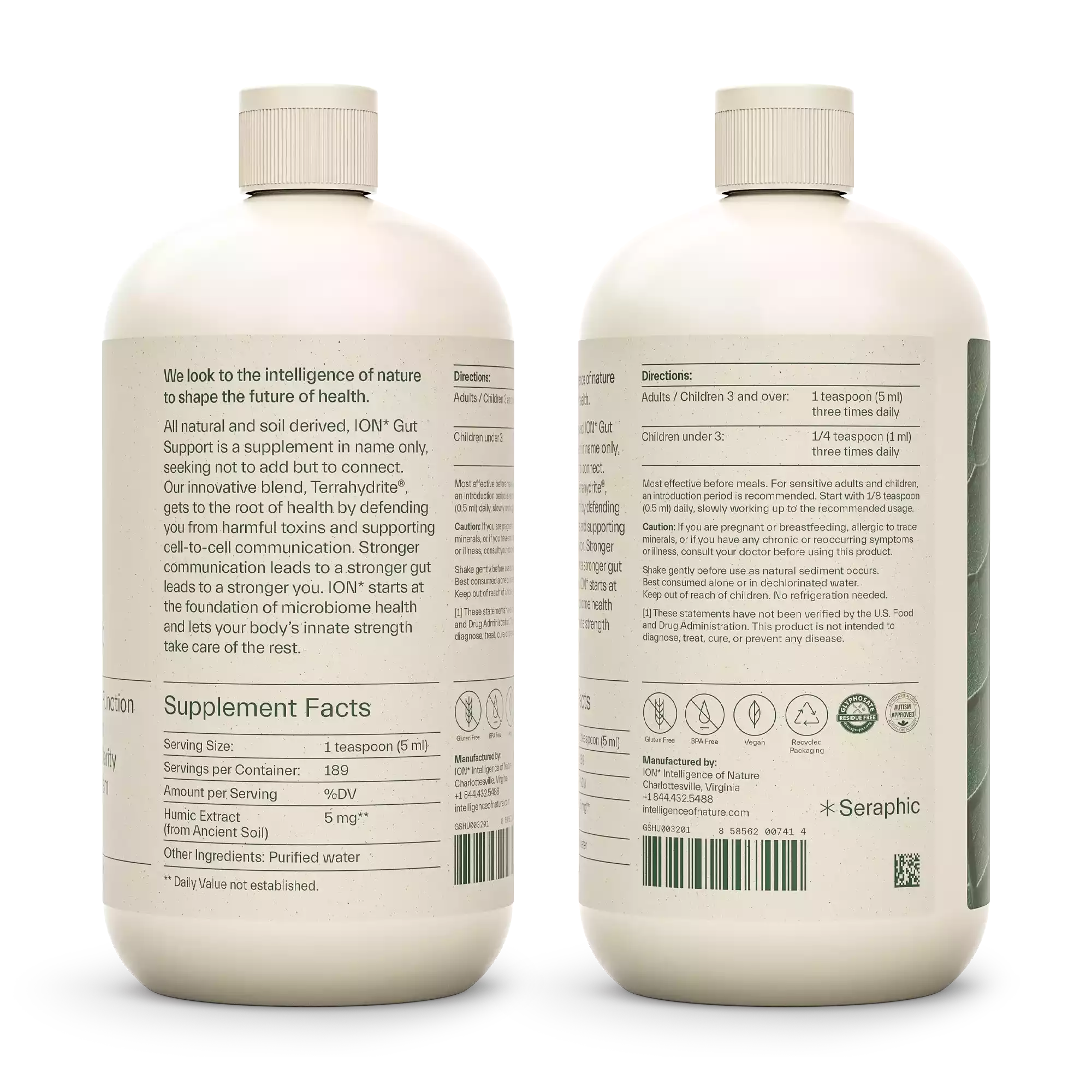 ION* Gut Support back label