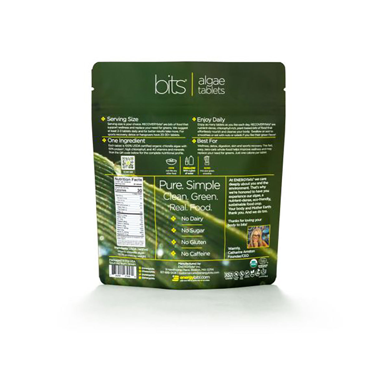 RECOVERYbits® Chlorella front of package