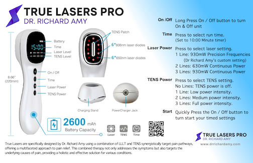 True Laser Pro – Professional-Grade Laser Therapy Device for Pain Relief & Healing