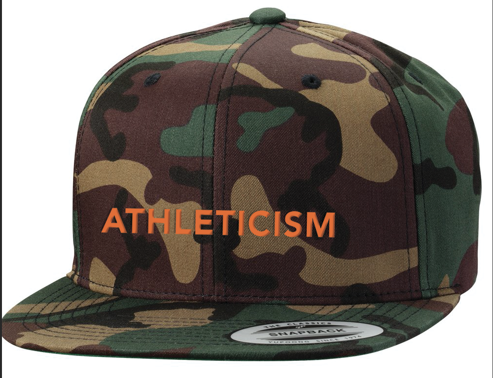 This is a vintage, soft mesh offers comfort, looks, and performance all in one. It is lightweight, breathable with a mid-structure profile. Basically, it is the most comfortable cap! The plastic snap closure is adjustable for most sizes. Logo up and show everyone that you are ATHLETICISM Made.